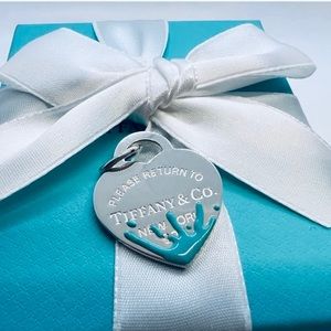 NWT Tiffany & Co Blue Color Splash Charm